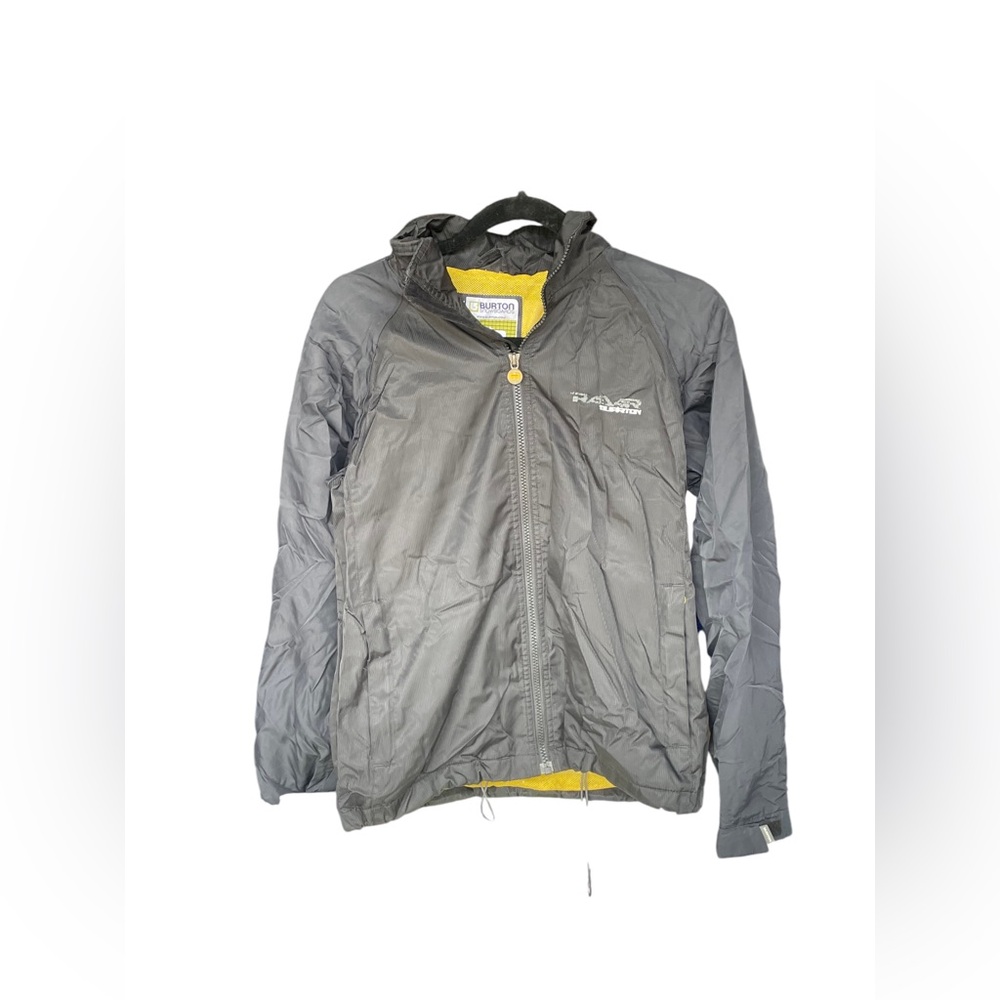 Burton Women’s Snowboarding Jacket XS Black/Yellow Waterproof‎ Hooded Ski Coat